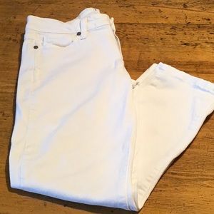 Paige white denim jeans